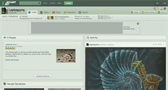 Desktop Screenshot of leptospyrra.deviantart.com