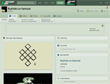 Tablet Screenshot of bushido-le-samurai.deviantart.com