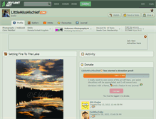 Tablet Screenshot of littlemissmischief.deviantart.com
