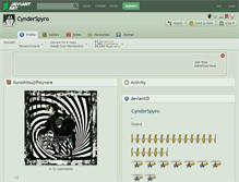 Tablet Screenshot of cynderspyro.deviantart.com