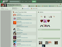 Tablet Screenshot of phinbellalove4ever.deviantart.com