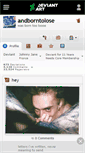 Mobile Screenshot of andborntolose.deviantart.com