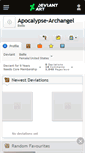 Mobile Screenshot of apocalypse-archangel.deviantart.com