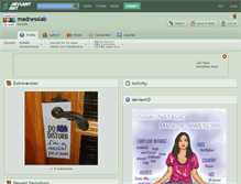Tablet Screenshot of madnesslab.deviantart.com