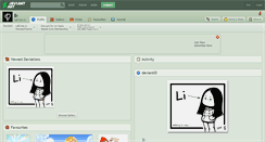 Desktop Screenshot of li-.deviantart.com