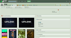 Desktop Screenshot of godge.deviantart.com