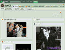 Tablet Screenshot of jandervk.deviantart.com