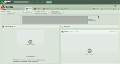 Desktop Screenshot of bendzz.deviantart.com