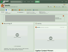 Tablet Screenshot of bendzz.deviantart.com