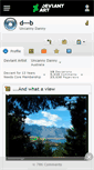 Mobile Screenshot of d---b.deviantart.com