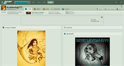 Desktop Screenshot of krystlewings777.deviantart.com