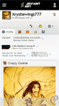Mobile Screenshot of krystlewings777.deviantart.com
