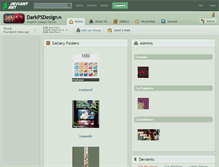 Tablet Screenshot of darkpsdesign.deviantart.com