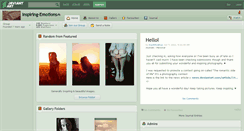 Desktop Screenshot of inspiring-emotions.deviantart.com