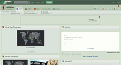 Desktop Screenshot of crzisme.deviantart.com