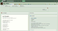 Desktop Screenshot of dark--shadow.deviantart.com