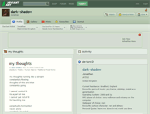 Tablet Screenshot of dark--shadow.deviantart.com