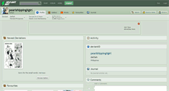 Desktop Screenshot of pearlshippingxgirl.deviantart.com