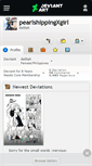 Mobile Screenshot of pearlshippingxgirl.deviantart.com