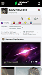 Mobile Screenshot of ambrosine333.deviantart.com