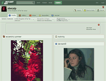 Tablet Screenshot of obecalp.deviantart.com