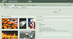 Desktop Screenshot of lua.deviantart.com