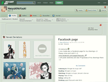 Tablet Screenshot of naoyukinoyuuki.deviantart.com