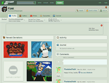 Tablet Screenshot of fsmk.deviantart.com