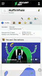 Mobile Screenshot of muffinwhale.deviantart.com