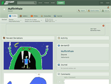 Tablet Screenshot of muffinwhale.deviantart.com