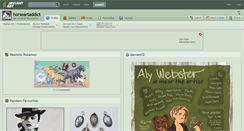 Desktop Screenshot of horseartaddict.deviantart.com