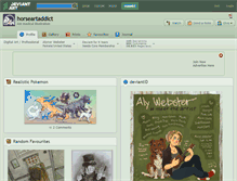 Tablet Screenshot of horseartaddict.deviantart.com