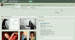 Desktop Screenshot of pinup-kimber-lee.deviantart.com