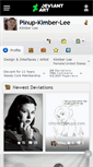 Mobile Screenshot of pinup-kimber-lee.deviantart.com