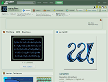 Tablet Screenshot of naraphim.deviantart.com