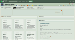 Desktop Screenshot of complexly-simple.deviantart.com