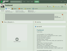 Tablet Screenshot of fracktured.deviantart.com