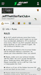 Mobile Screenshot of jeffthekillerfanclub.deviantart.com