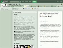Tablet Screenshot of jeffthekillerfanclub.deviantart.com
