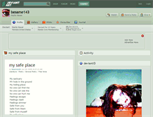 Tablet Screenshot of besame143.deviantart.com