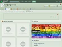 Tablet Screenshot of bangbangwoowoo.deviantart.com