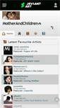 Mobile Screenshot of motherandchildren.deviantart.com