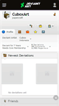 Mobile Screenshot of cuboxart.deviantart.com