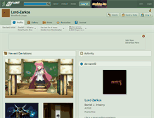 Tablet Screenshot of lord-zarkos.deviantart.com