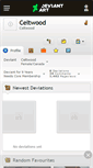 Mobile Screenshot of celtwood.deviantart.com