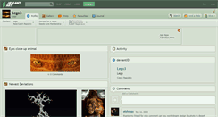 Desktop Screenshot of lego3.deviantart.com