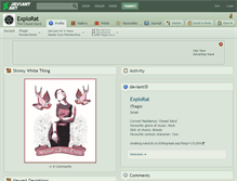 Tablet Screenshot of explorat.deviantart.com