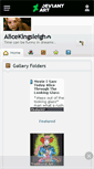 Mobile Screenshot of alicekingsleigh.deviantart.com