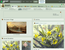 Tablet Screenshot of doma22.deviantart.com