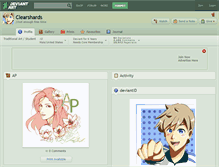 Tablet Screenshot of clearshards.deviantart.com